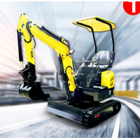 廠家直銷(xiāo)熱銷(xiāo)款小型挖掘機(jī)迷你型果園農(nóng)用挖坑推土小挖機(jī)