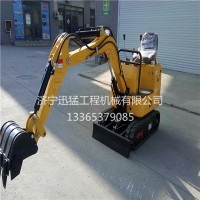 廠家供應(yīng)多功能迷你小挖機(jī)農(nóng)用小型挖掘機(jī)挖溝推土園林建設(shè)