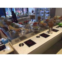 濟南回轉火鍋設備供應廠家 旋轉小火鍋設備