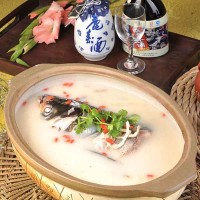 江蘇溧陽蟹囧天目湖砂鍋魚頭禮盒送禮有面子