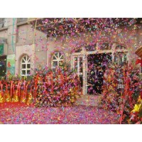 傳統禮花禁燃 吾研六色電子禮花順勢而上