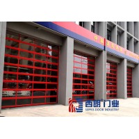 常州消防紅透視提升門