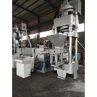 Y河南鄭州鑫源液壓制造的全自動金屬屑壓塊機生產線廠家