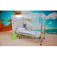 潔凈層流床罩(單人無(wú)菌室)JS-H1型標(biāo)準(zhǔn)款直軌直架式