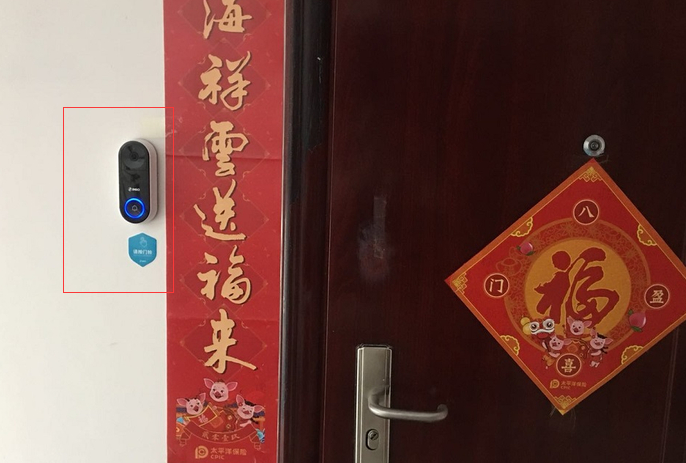360智能門鈴安裝