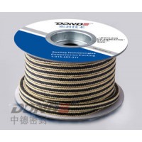 ZD-P1421芳綸包角黑四氟盤根