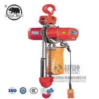 3噸黑熊電動葫蘆YSH-300單速環(huán)鏈固定式起重機(jī)