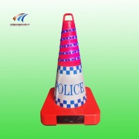 驤虎充電式led路錐 路面作業防闖入預警設備價格