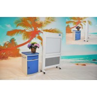 潔凈屏廠家——徐州潔森百級(jí)無菌潔凈屏移動(dòng)空氣滅菌站