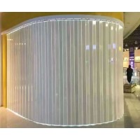 水晶折疊門，高鐵站地鐵站火車站水晶卷簾門河北生產廠家