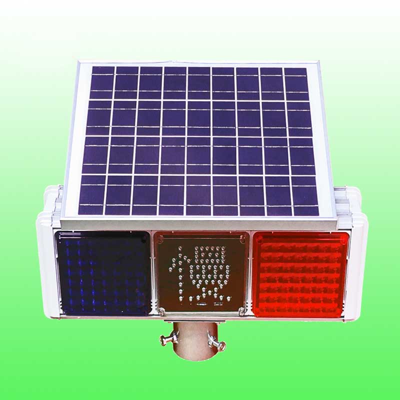 紅慢字太陽能爆閃燈